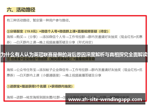 为什么有人认为英冠联赛是假的背后原因深度解析与真相探究全面解读